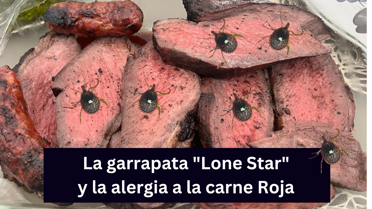 Alergia a la carnes puede producir una picada de garrapata